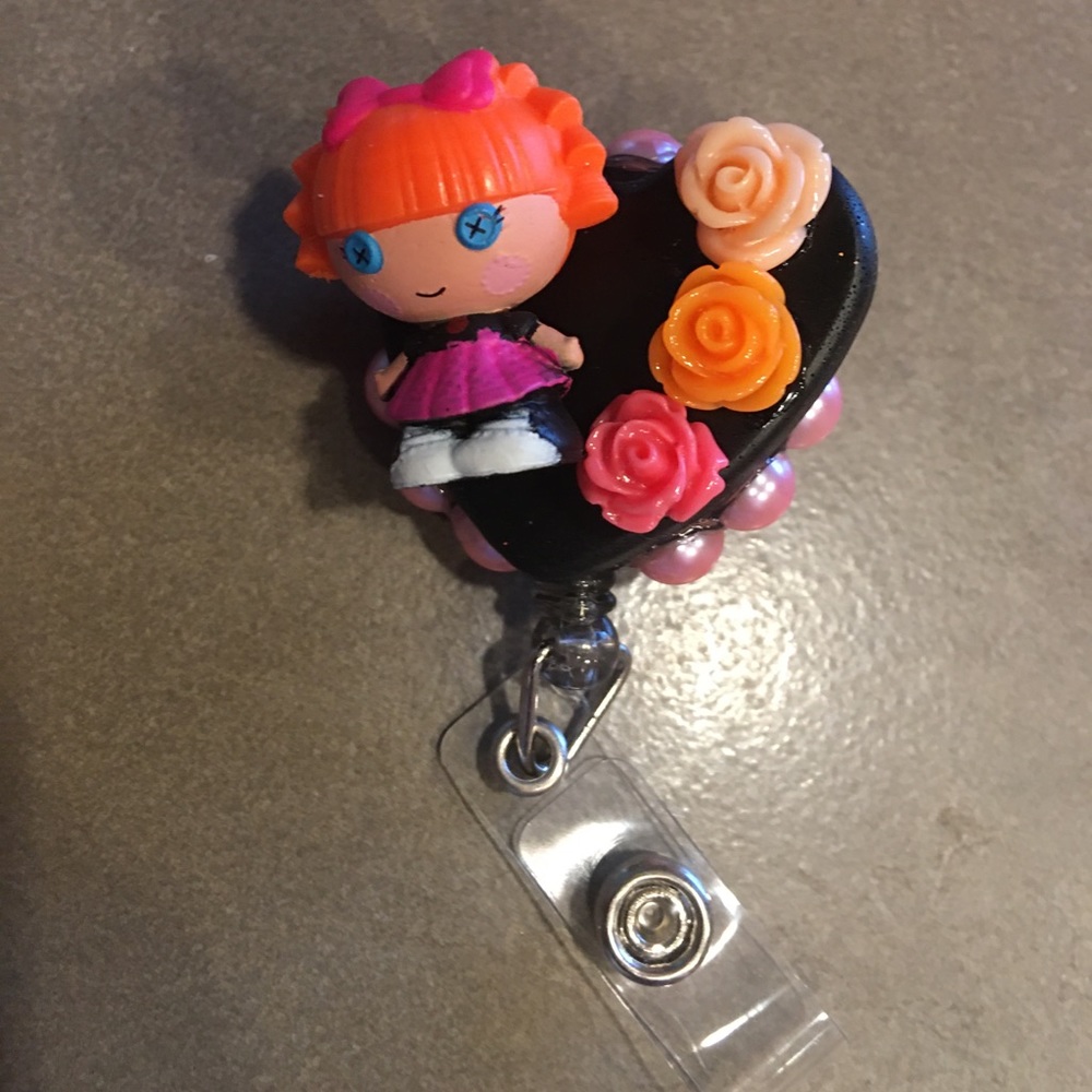Lalaloopsy Tinies Custom Badge Reel for key card